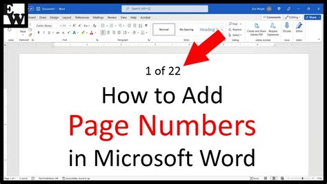 5 Ways to Number Pages