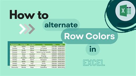 5 Ways Alternate Row Colors