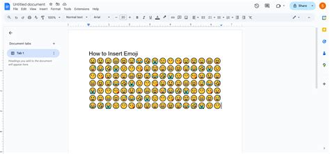 How Do You Do Emojis On Google Docs Pdf Agile