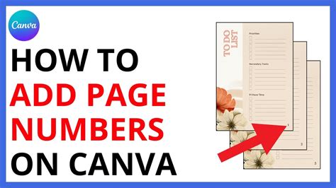 How To Add Page Numbers In Canva Youtube How To Add Page Numbers In Canva Youtube