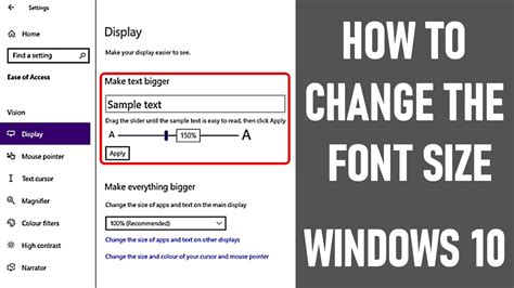 How To Change Font Size On A Computer Windows Mac