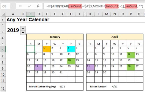 How To Create Calendar In Excel With Formula Design Talk