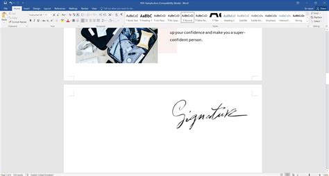 How To Create Signature Lines In Microsoft Word Free Printable Download