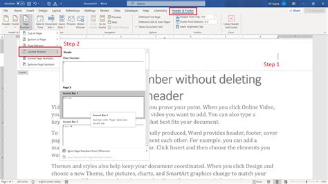 How To Delete Header In Word With Or Without Page Numbers