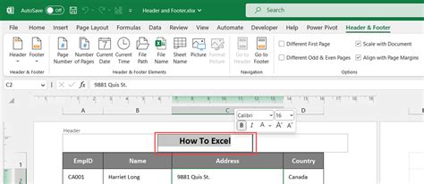 How To Edit Header And Footer In Excel The Complete Guide