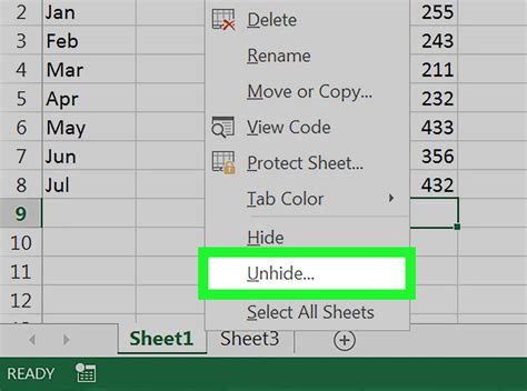 How To Hide And Unhide Sheets In Excel With Vba 6 Examples