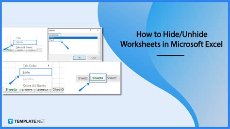 How To Hide Unhide Worksheets In Microsoft Excel Worksheets Library