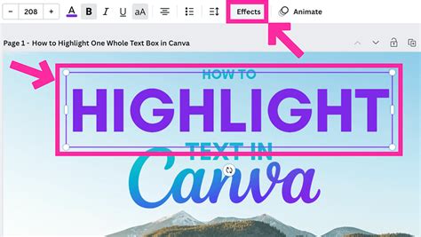 How To Highlight Text In Canva With 4 Insanely Easy Ways