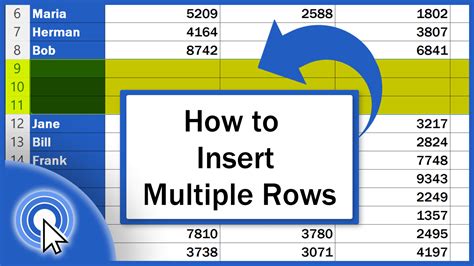 How To Insert Multiple Rows In Excel With Shortcut And, 52% Off