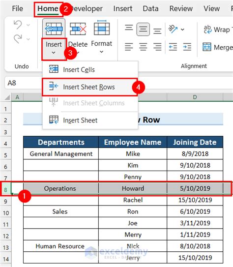 How To Insert Row In Excel 7 Quick Ways Exceldemy How To Insert Row In Excel 7 Quick Ways Exceldemy