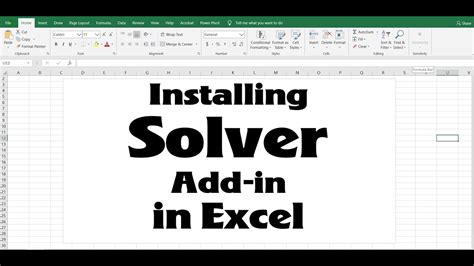 5 Ways to Add Solver