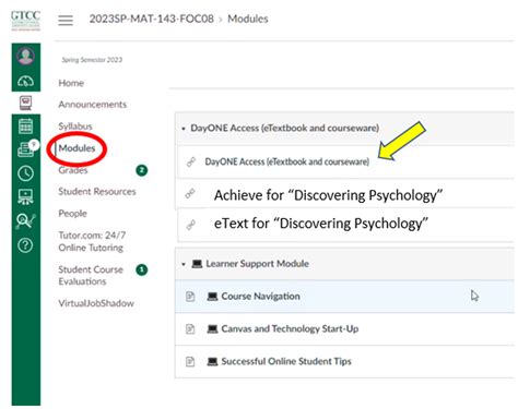 How To Locate Your Macmillan Course Materials In Canvas For A Dayone Access Course The