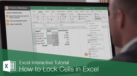 How To Lock And Unlock Certainspecific Cells In Excel