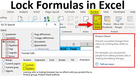 How To Lock Formulas In Excel Data Intelligence