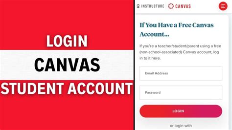 How To Log In To Canvas As A Student Canvas Student App Login 2024 Youtube