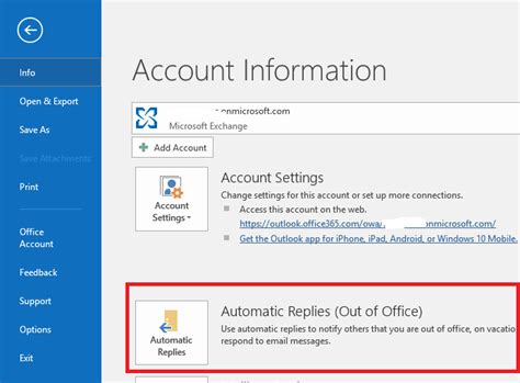 How To Master Outlook Amp 39 S Out Of Office Automatic Replies Windows Central