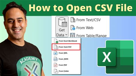 How To Open Csv File In Excel Myexcelonline