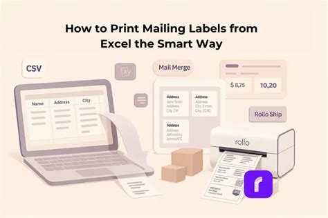 How To Print Mailing Labels From Excel The Smart Way