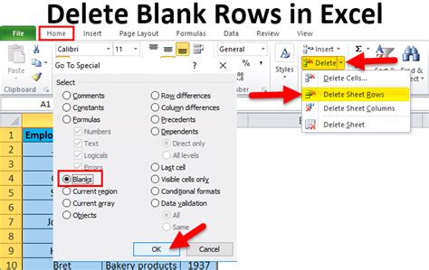 How To Remove All Blank Rows At Once In Excel Free Printable Download