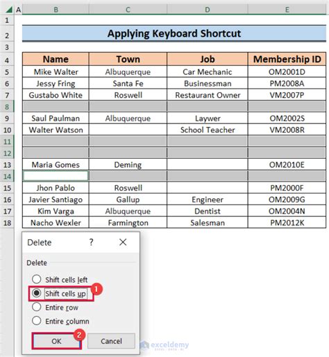 How To Remove Blank Lines In Excel 7 Easy Ways Exceldemy