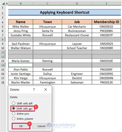 How To Remove Blank Lines In Excel 7 Methods Exceldemy