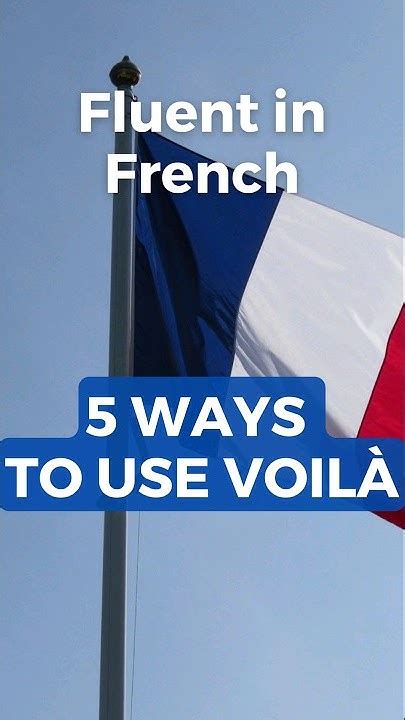 How To Use Voila 5 Different Meanings Shorts Speakfrench How To Use Voila 5 Different Meanings Shorts Speakfrench