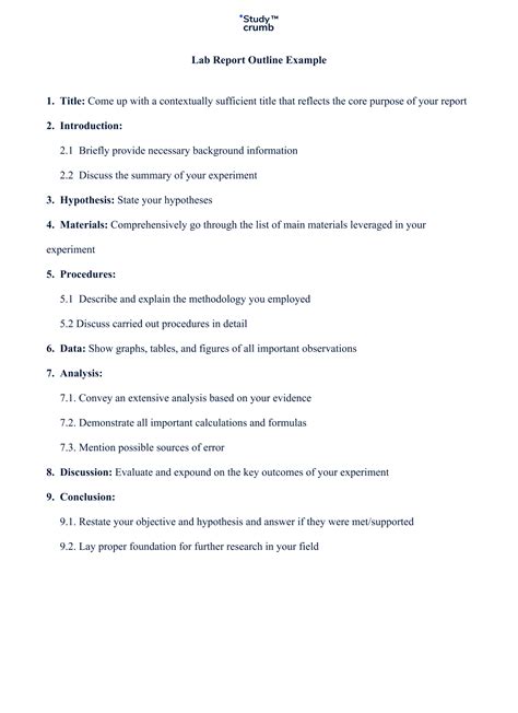 How To Write A Lab Report Writing Steps Format Examples
