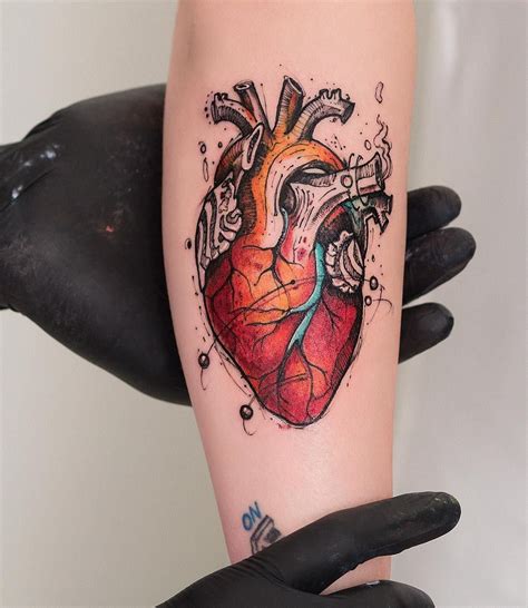 Human Heart Tattoo Designs