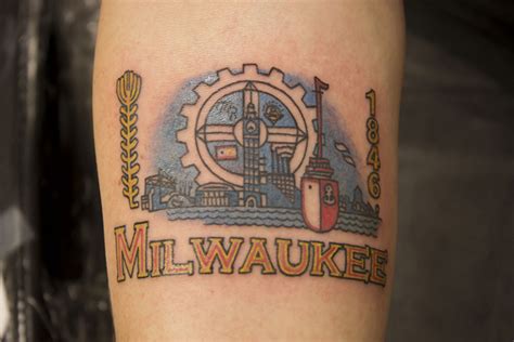 I Got A Milwaukee Flag Tattoo Milwaukee Record I Got A Milwaukee Flag Tattoo Milwaukee Record
