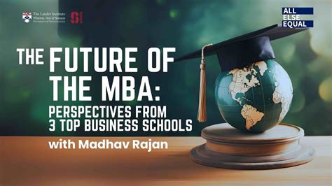 In This Episode We Discuss The Future Of The Mba Degree With Perspectives From Three Top Schools Our Amazing Guest Is Madhav Rajan Who Was First At The Wharton School Then At Stanford University