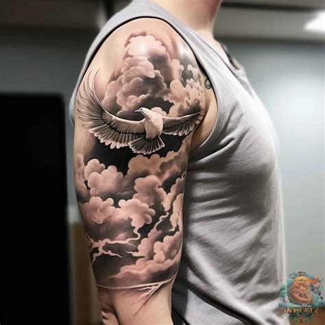 Incredible Dove Tattoo Designs With Clouds 37 Designs Inktat2 Com
