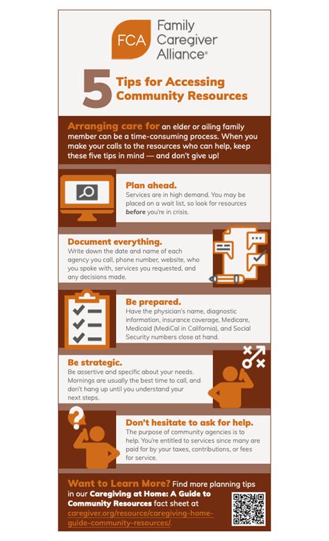 Infographic 5 Tips For Accessing Community Resources Infographic 5 Tips For Accessing Community Resources