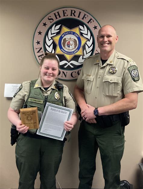 Inside Joplin Morgan Miller Named Newton County Sheriff Amp 39 S Office Deputy Of The Quarter