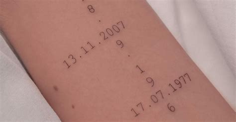 Inspiring Date Tattoo Designs For Lasting Memories