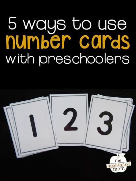 Interactive Learning 5 Fun Ways To Use Number Cards With Your Preschooler Interactive Learning 5 Fun Ways To Use Number Cards With Your Preschooler