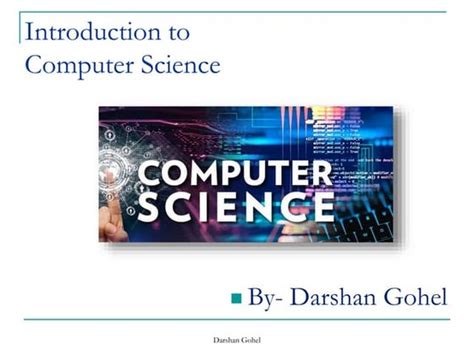 Introduction To Computer Science Ppt