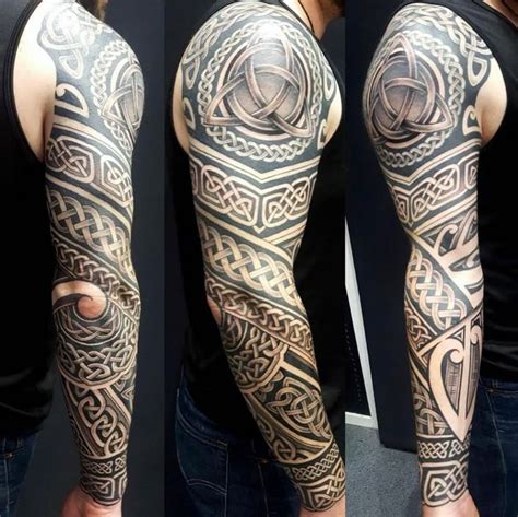 Irish Celtic Half Sleeve Tattoos