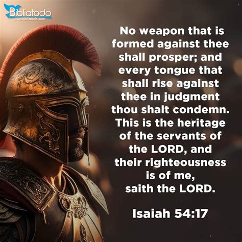 Isaiah 54 17 Bbe Verse Of The Day