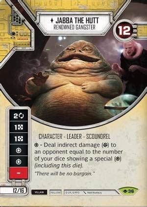 Jabba S New Groove Star Wars Destiny