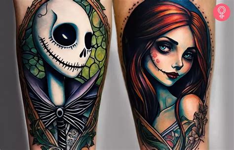 Jack Sally Tattoo Etsy Uk