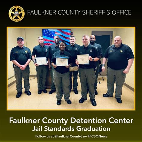 Jail Standards Graduation 07 26 2023 Press Releases Faulkner County Sheriff Amp 39 S Office