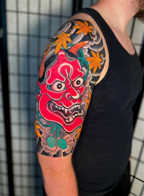 Japanese Hannya Mask Tattoos Meaning Designs Tattoodo