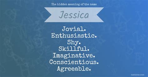 Jessica Meaning Of Jessica What Does Jessica Mean