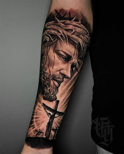 Jesus Tattoo On Arm