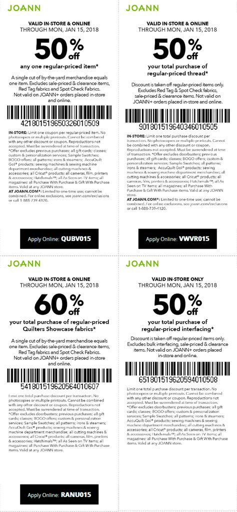 Joann Fabric Coupons December 2020 At Ruby Godfrey Blog