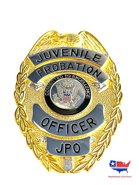 Juvenile Probation Officer Badge