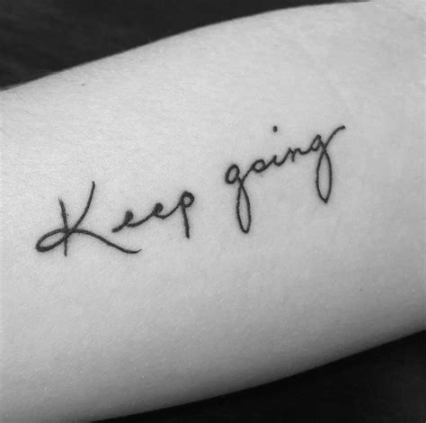 5 Keep Going Tattoos