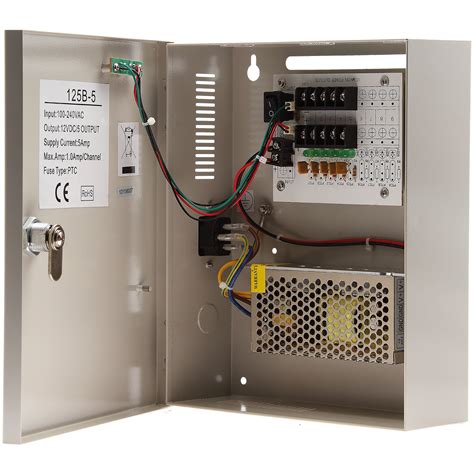 Klear 12V 5A 5 Way Box Ptc Power Supply Technomate