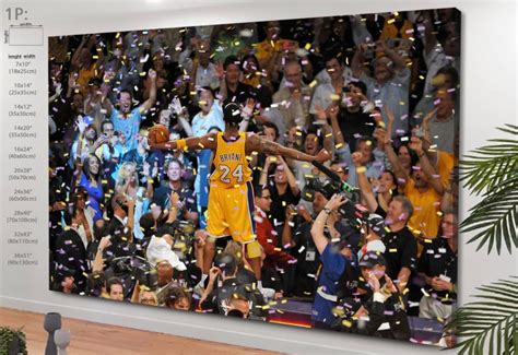 Kobe Bryant Wall Art Kobe Bryant Canvas Wall Art Kobe Bryant Canvas Kobe Bryant Canvas Art Kobe