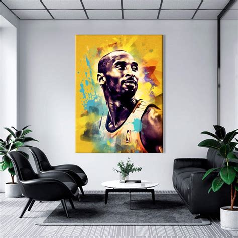 Kobe Bryant Wall Art Nba Legend Canvas Wall Art Print Canvas4wall Canvas4walls